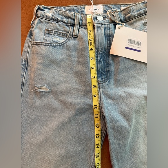 FRAME Le High n Tight Cropped Distressed Bootcut Jeans NWT Size 25 | $448 Retail - Picture 9 of 9